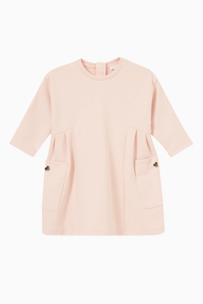 Milano Dress in Organic Cotton & Modal, Pink