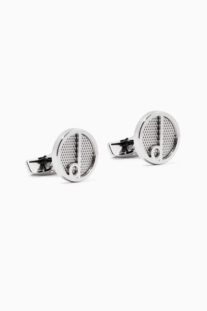 

"d" Barley Sil Cufflinks in Sterling Silver