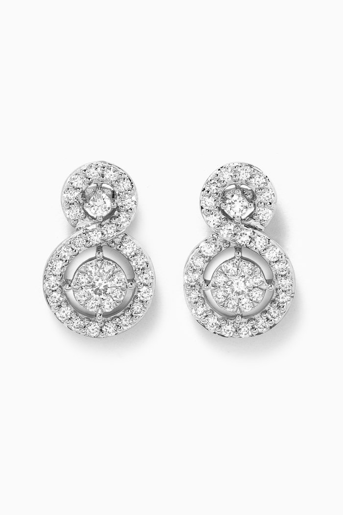 

OneSixEight Diamond Stud Earrings in 18kt White Gold