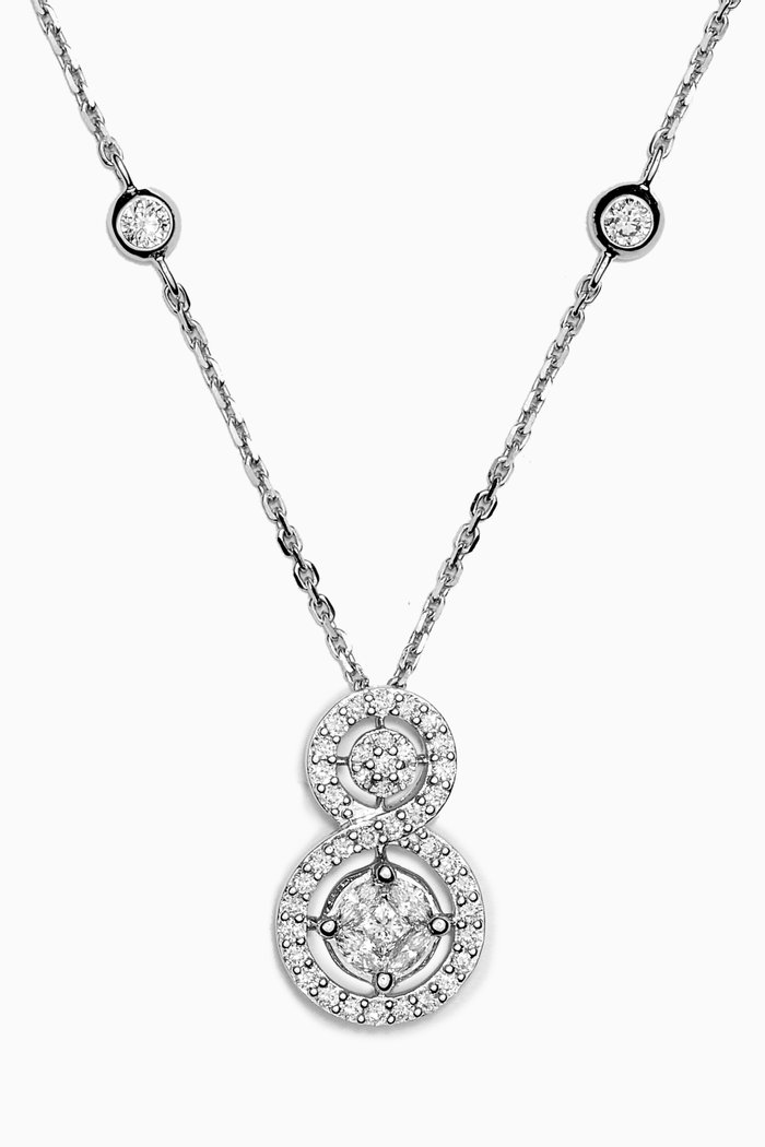 

OneSixEight Diamond Necklace in 18kt White Gold