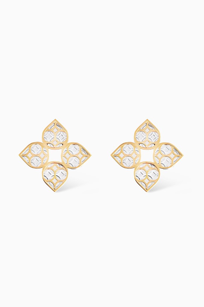 

Al Qasr Zahra Stud Earrings in 18kt Gold, Yellow