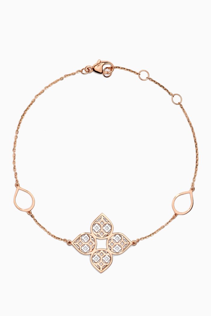 

Al Qasr Zahra Bracelet in 18kt Gold, Rose gold