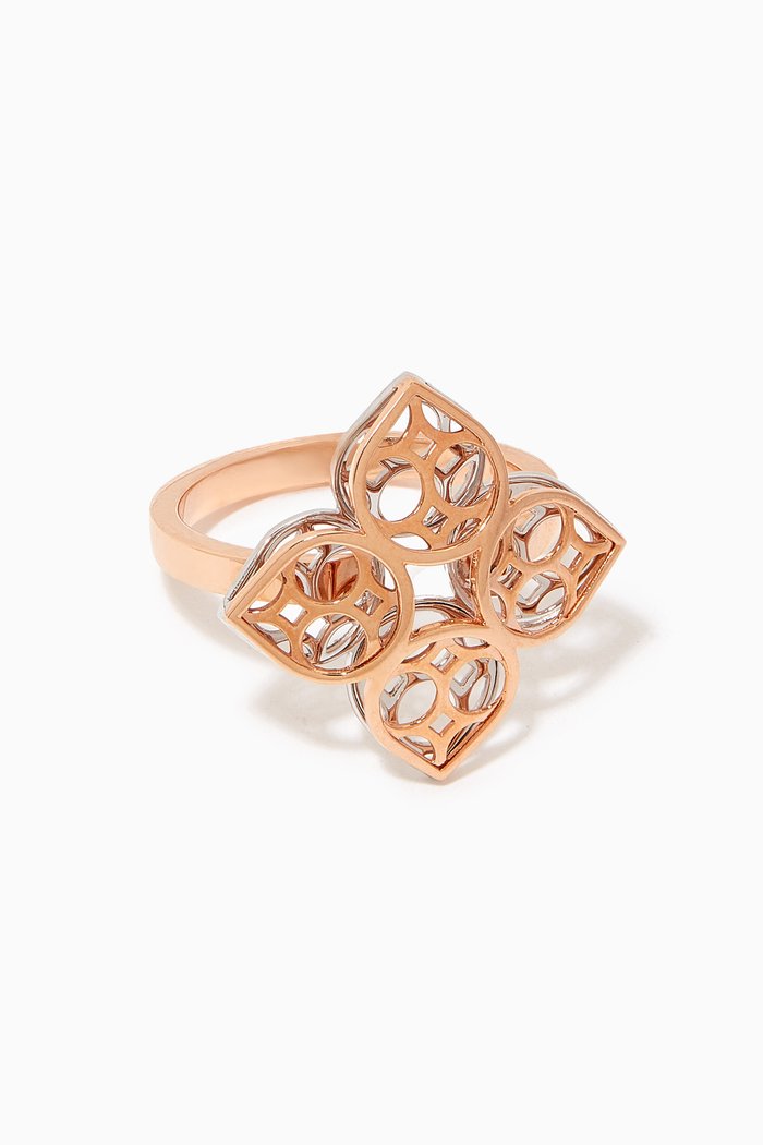 

Al Qasr Zahra Ring in 18kt Gold, Rose gold