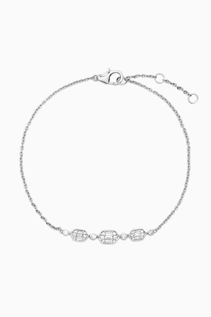 

Palace Baguette Diamond Bracelet in 18kt White Gold