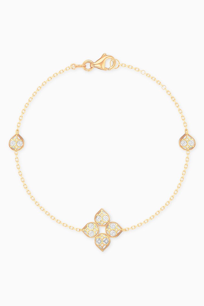 

Al Qasr Zahra Bracelet in 18kt Gold, Yellow