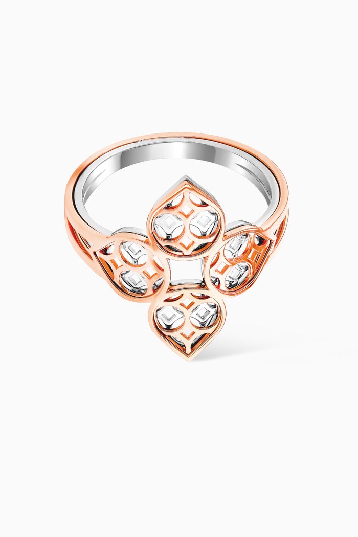 

Al Qasr Zahra Ring in 18kt Gold, Rose gold