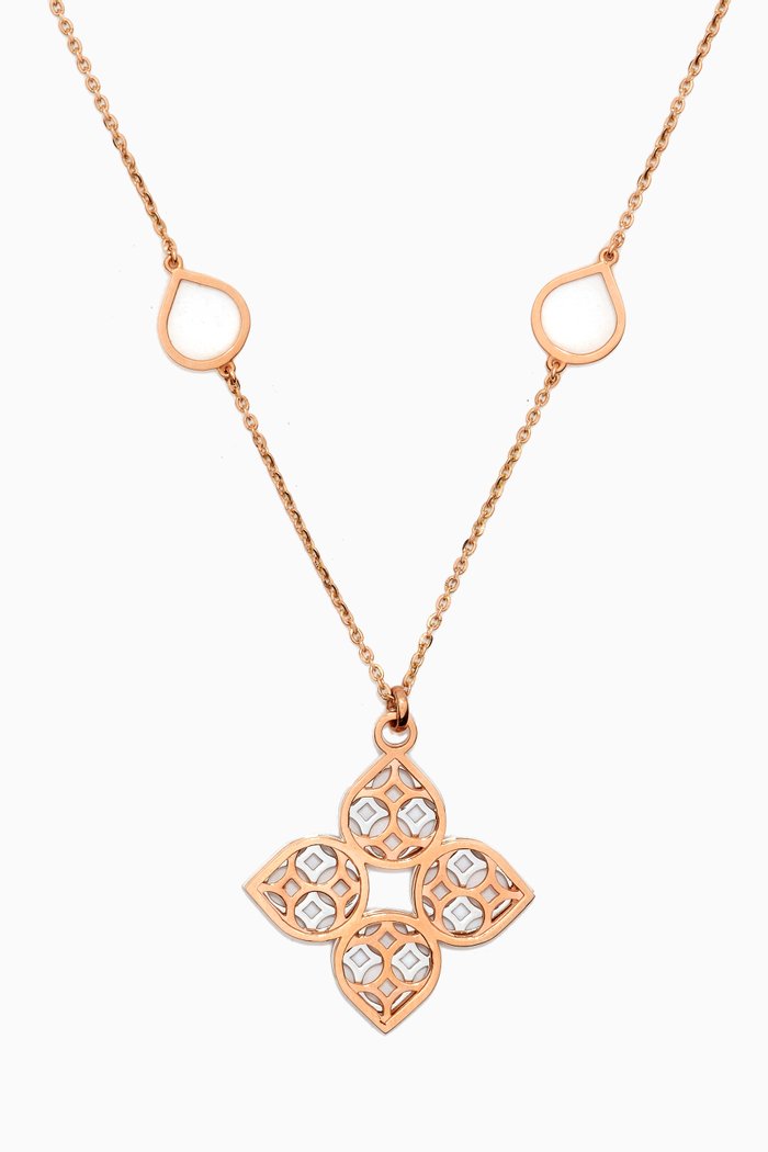 Al Qasr Zahra Necklace in 18kt Gold, Rose gold