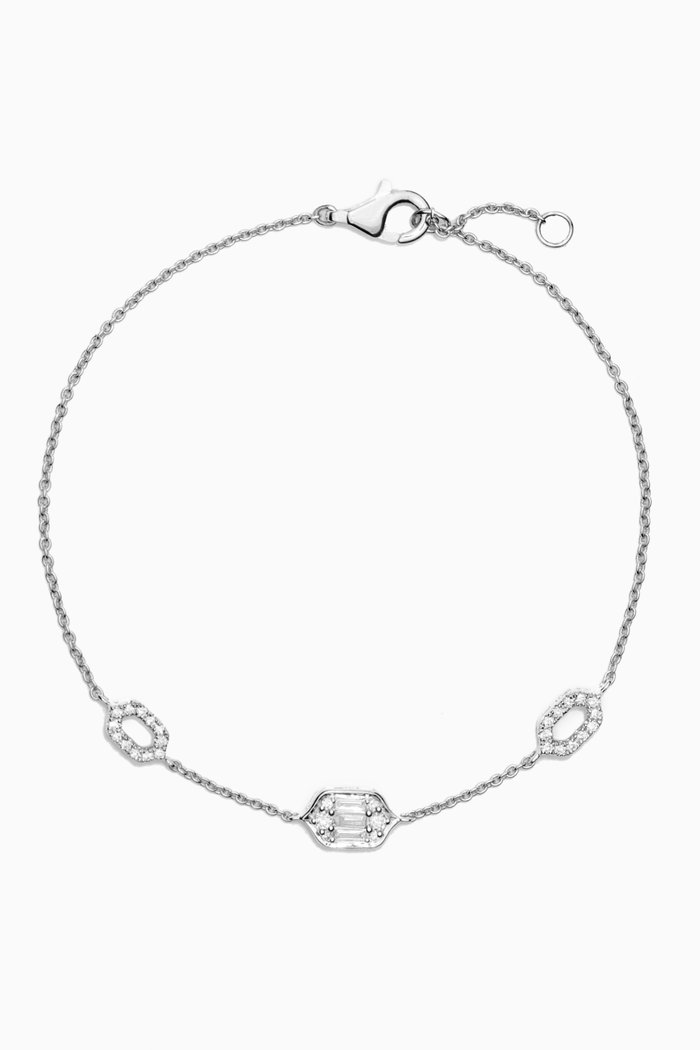 

Palace Baguette Diamond Bracelet in 18kt White Gold