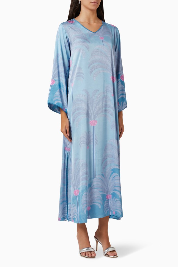 

Printed Kaftan, Blue