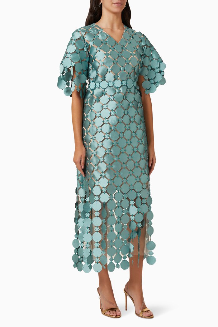

Short Sleeve Kaftan, Green