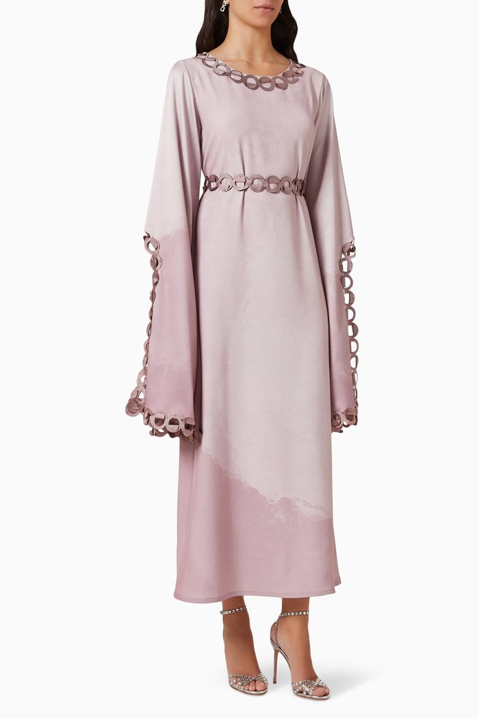 

Long Sleeve Kaftan, Purple