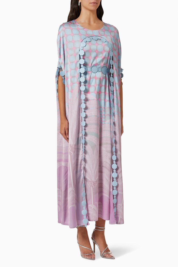 

Cape Belted Kaftan, Purple