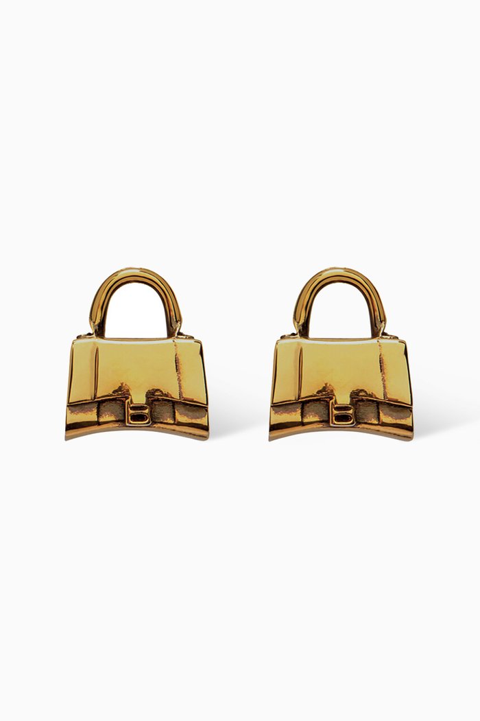 

Bag XS Stud Earrings in Brass, Gold