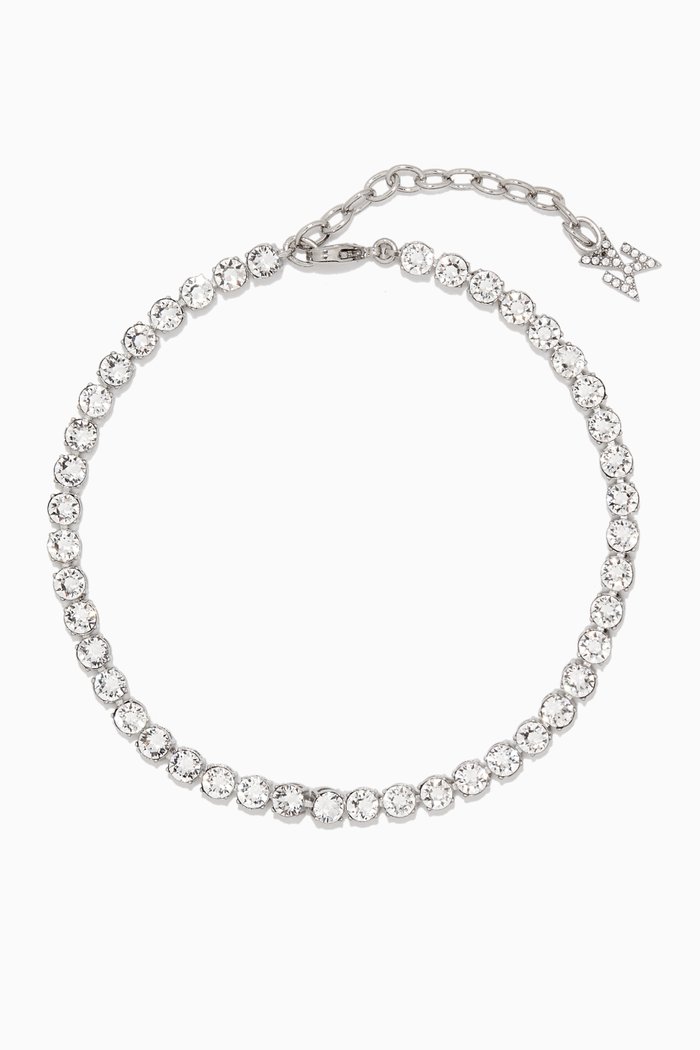

Crystal Tennis Anklet, White