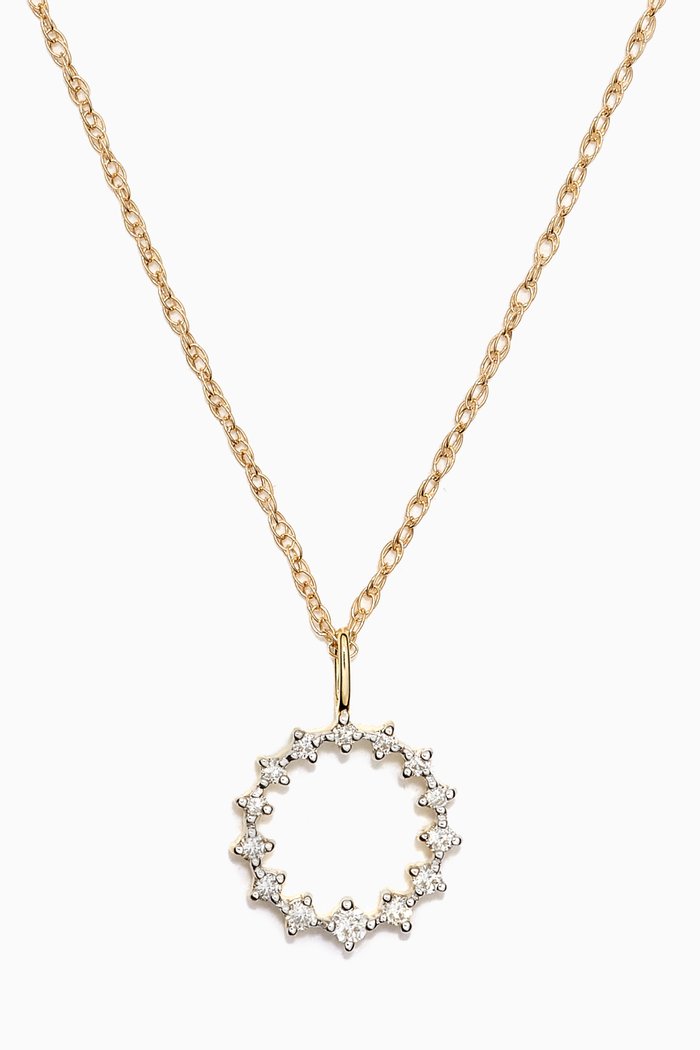 

Diamond Blaze Necklace in 10kt Yellow Gold