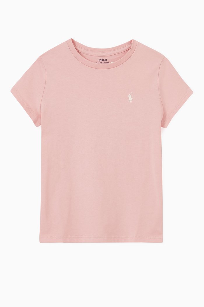 

Micro Pony Logo T-shirt in Cotton, Pink