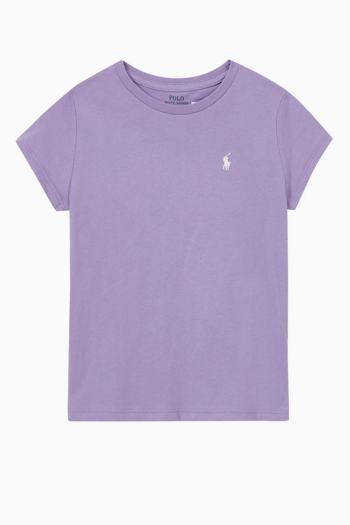 

Micro Pony Logo T-shirt in Cotton, Grey