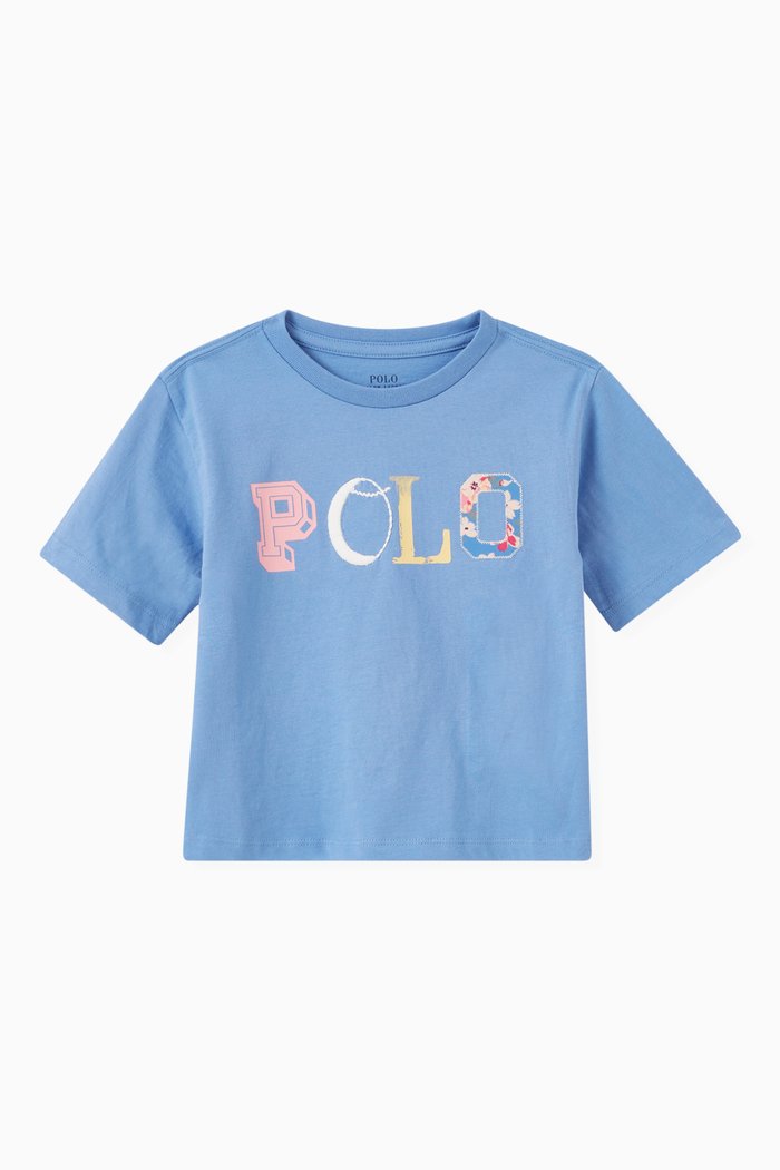 

Logo T-shirt in Cotton, Blue