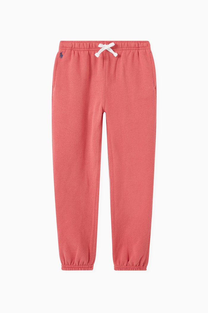 

Mini Polo Logo Sweatpants in Cotton, Purple