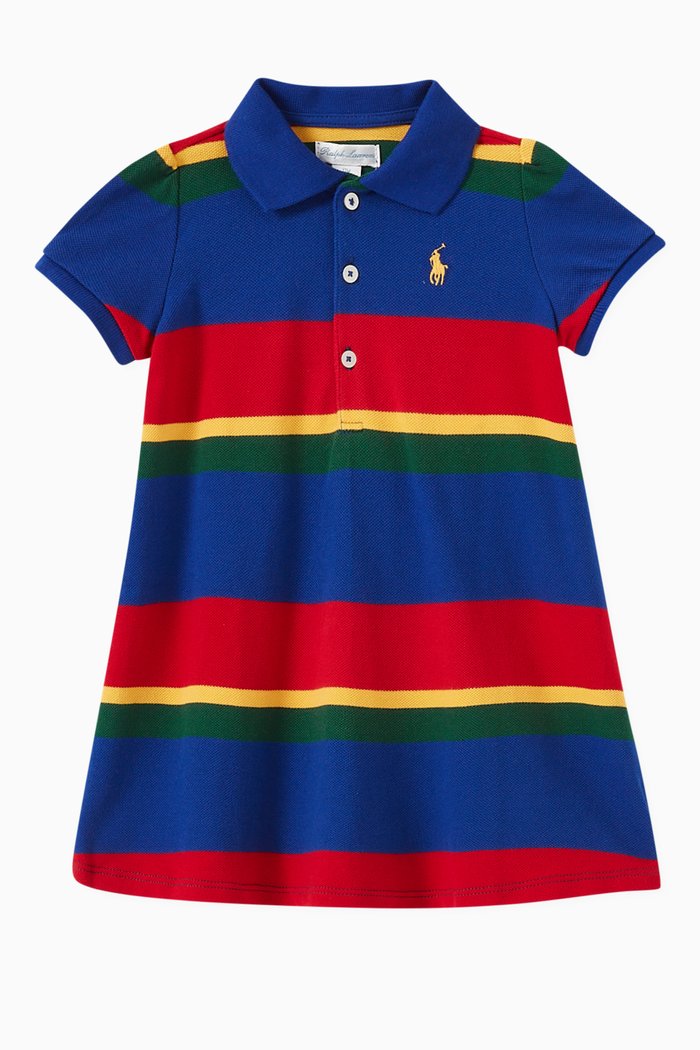 

Striped Day Dress in Jersey, Multicolour