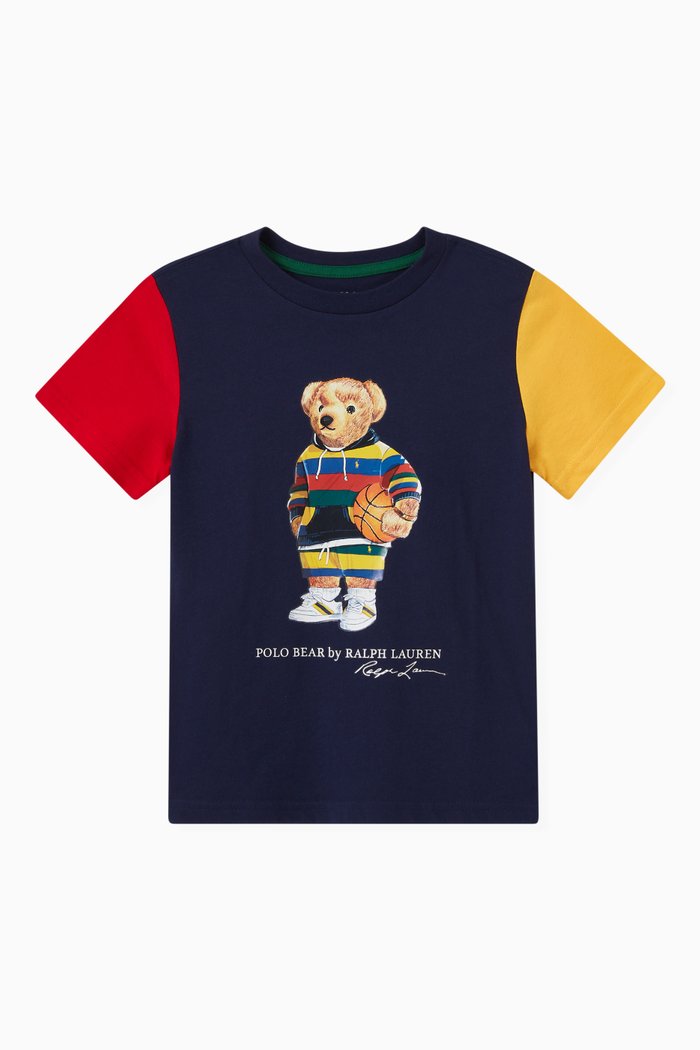 

Polo Bear T-shirt in Jersey, Blue