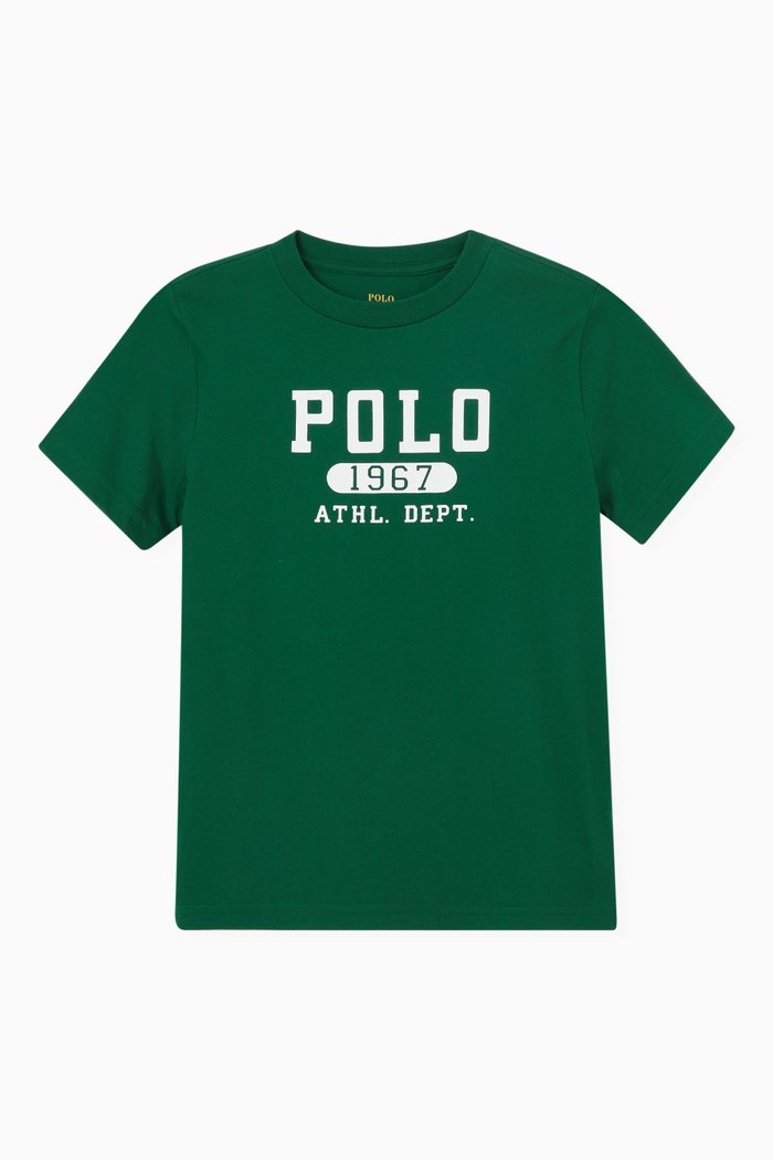 

Logo T-shirt in Cotton, Green