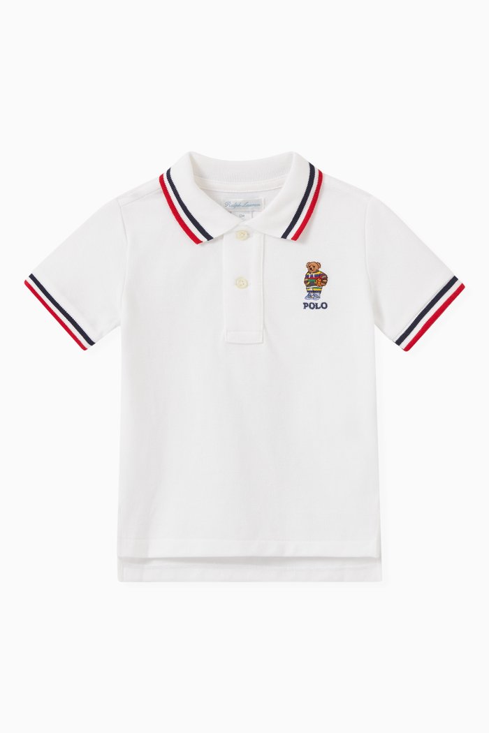 

Polo Bear Polo in Cotton, White