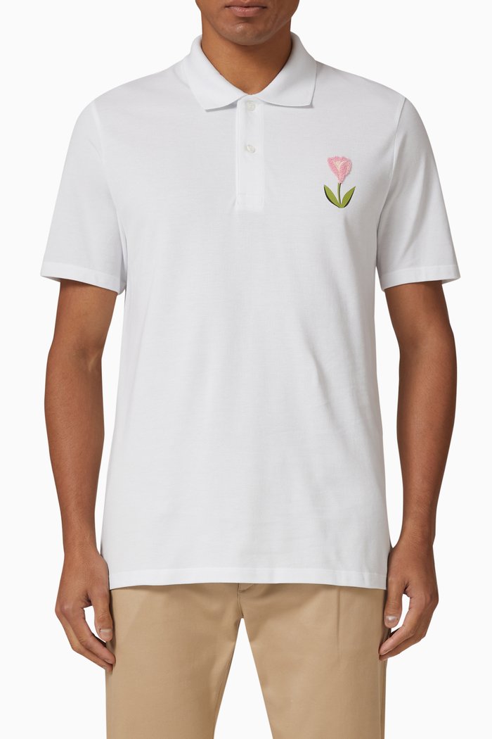 

Polo Shirt in Cotton, White