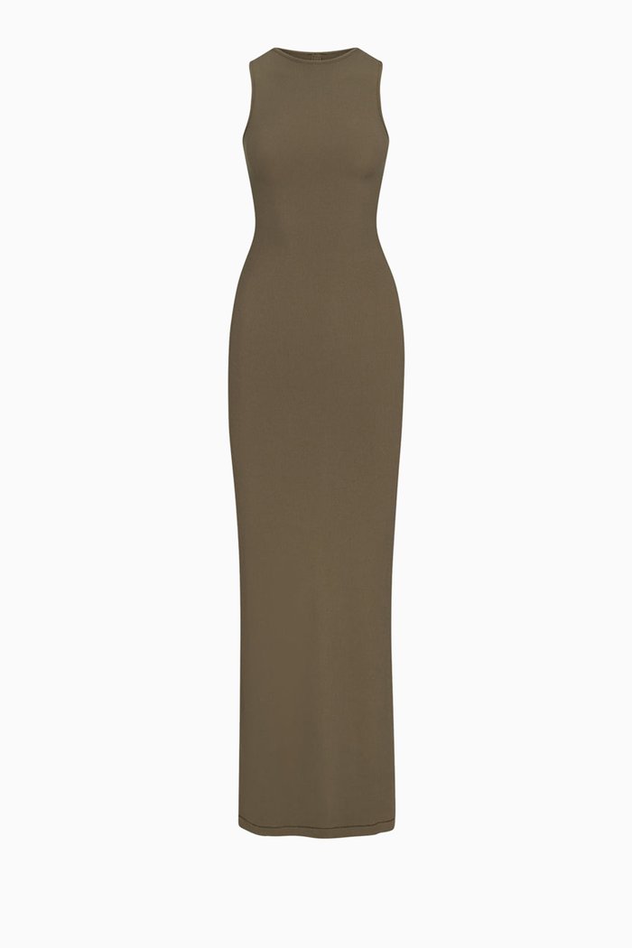 

Soft Lounge Sleeveless Maxi Dress in Stretch-modal, Green