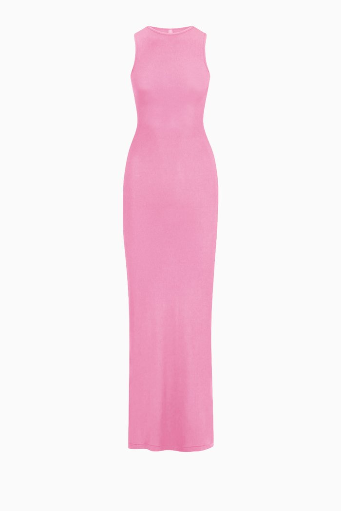 

Soft Lounge Sleeveless Maxi Dress in Stretch-modal, Pink