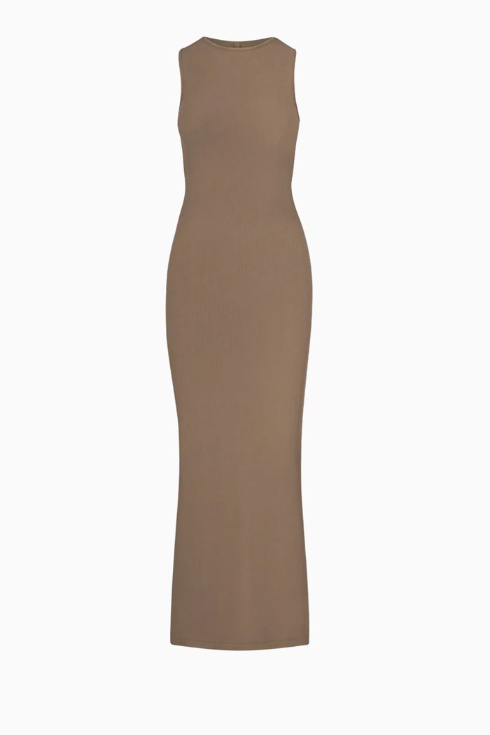 

Soft Lounge Sleeveless Maxi Dress in Stretch-modal, Black