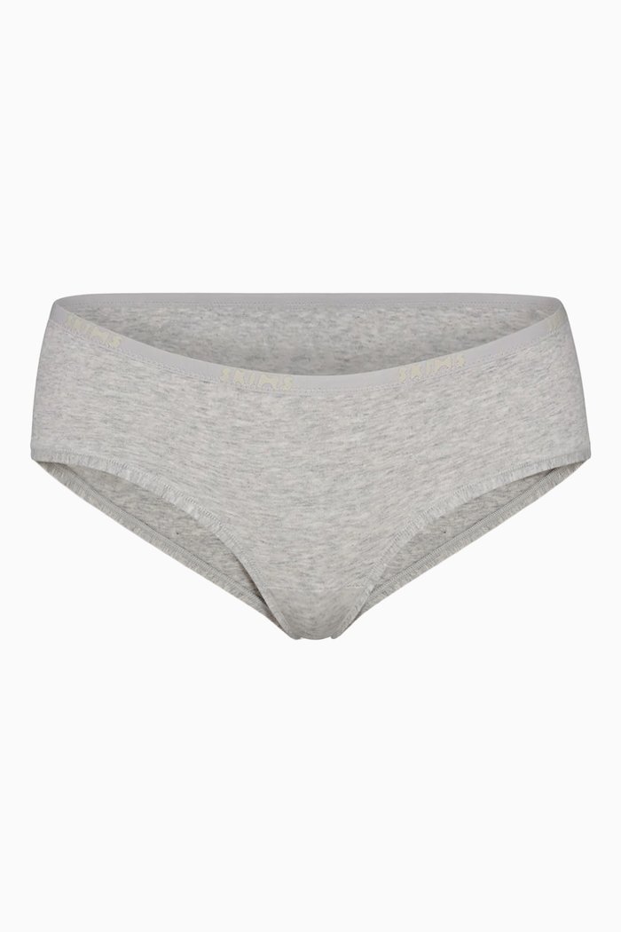 

Logo Hipster Briefs in Stretch-cotton, Grey