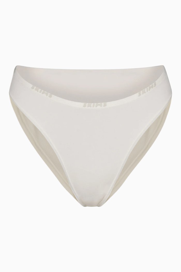 

Logo Hipster Briefs in Stretch-cotton, White