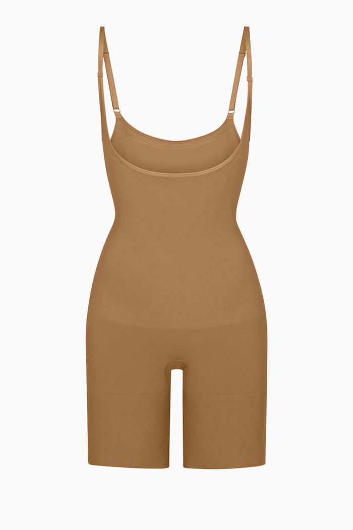

Open Bust Bodysuit, Brown