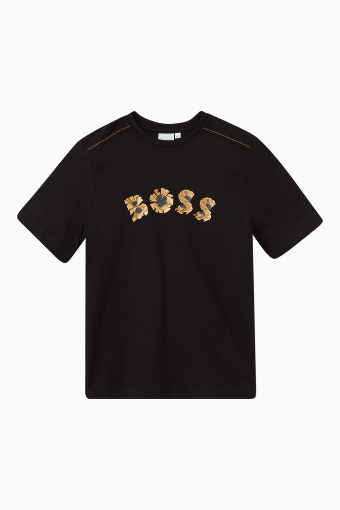 

Arch Logo T-shirt in Cotton, Black