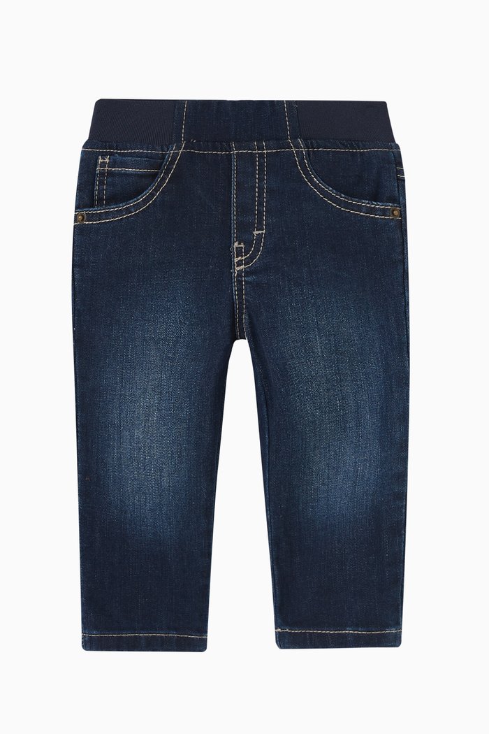 

Logo Denim Jeans in Cotton, Blue