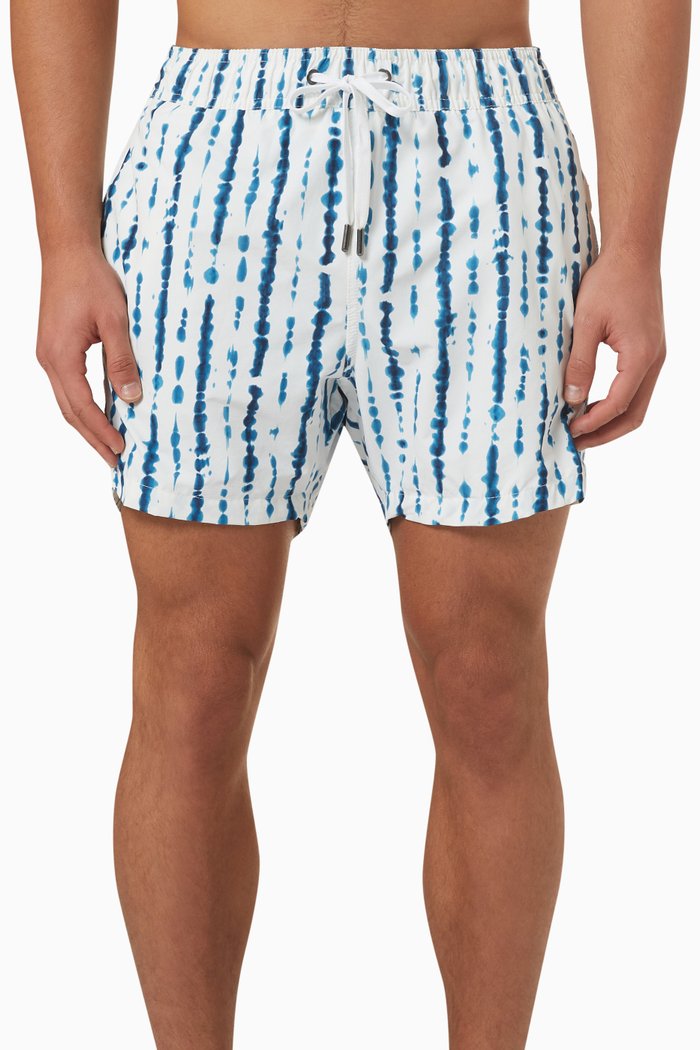 

Charles 5" Swim Shorts in Stretch-nylon, Blue