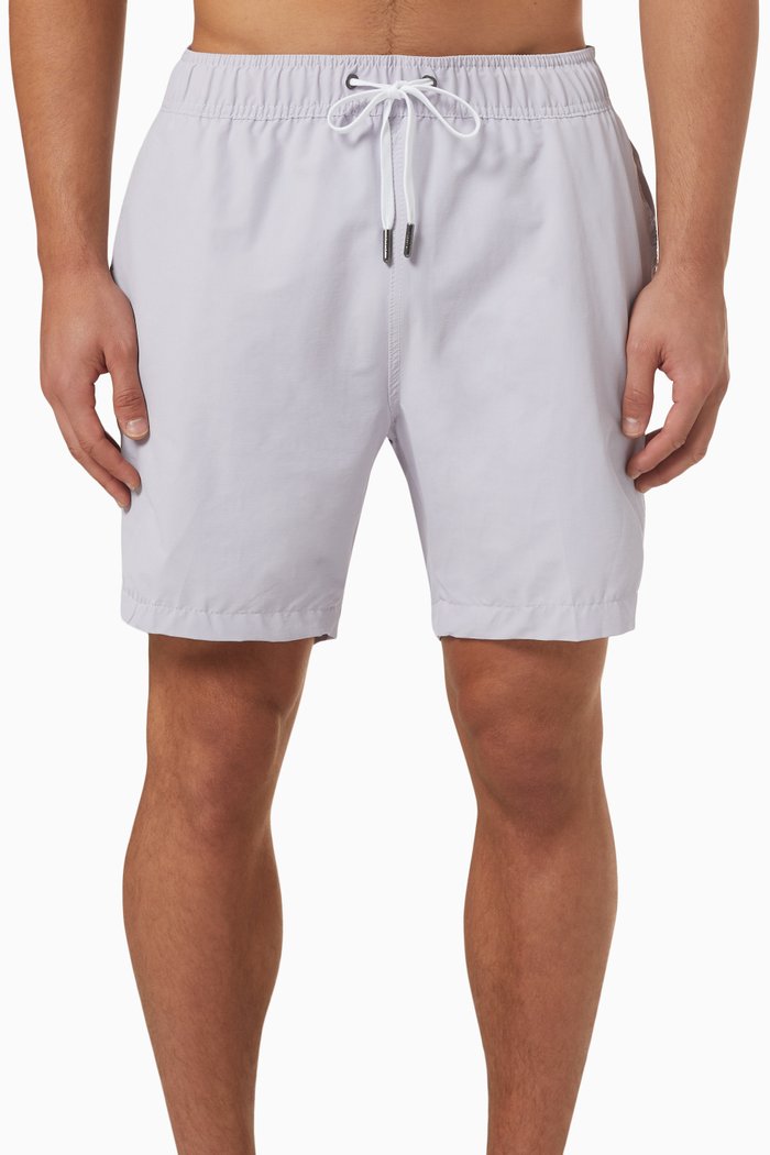 

Charles 7" Swim Shorts in Stretch-nylon, Purple