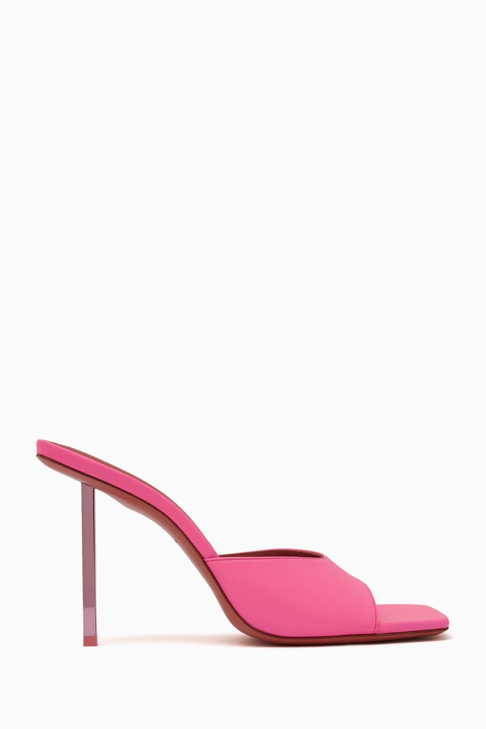 

Laura 95 Mules in Nappa, Pink
