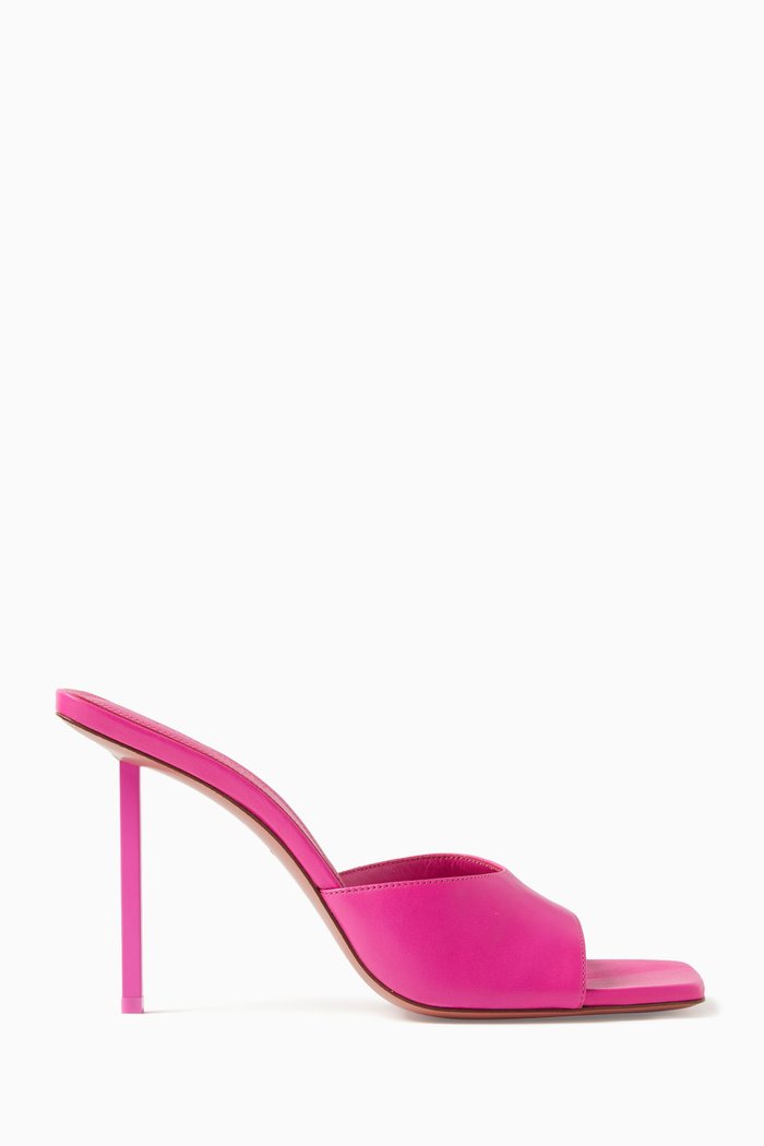 

Laura 95 Mules in Nappa, Pink
