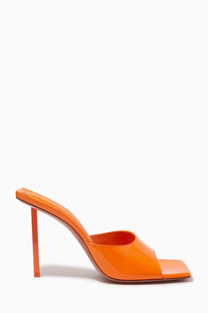 

Laura 95 Mules in Nappa, Orange