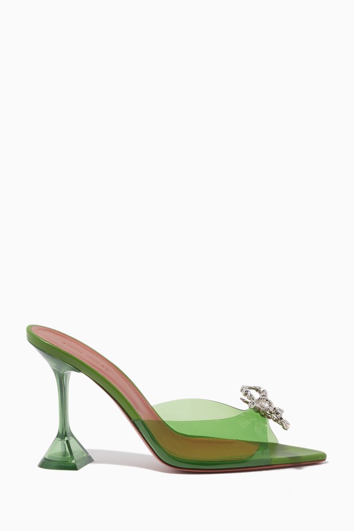 

Rosie Crystal Muless in PVC, Green