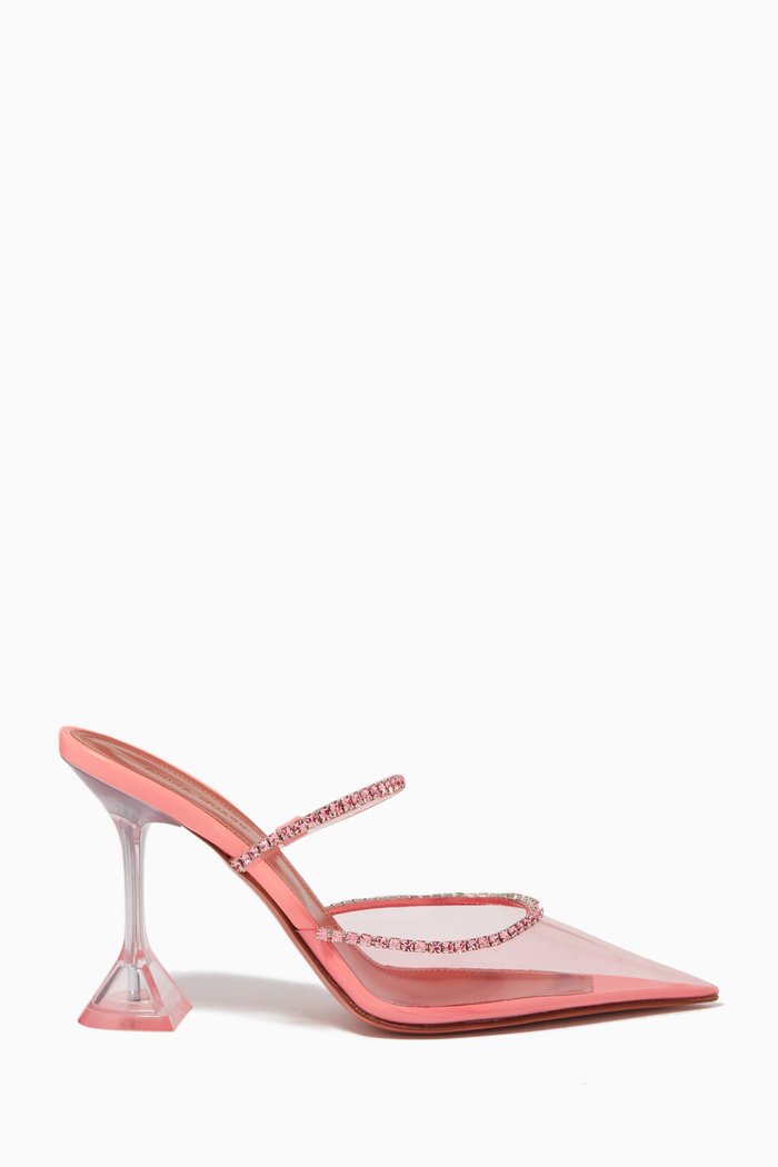 Gilda Mules in PVC, Pink