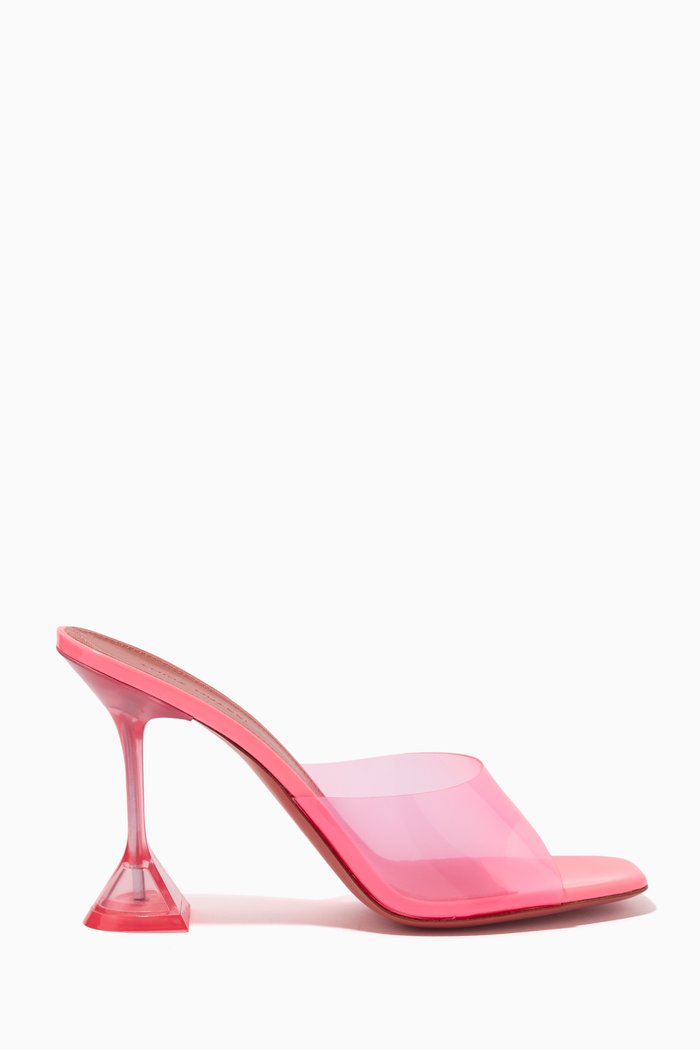 Lupita Mules in PVC, Pink