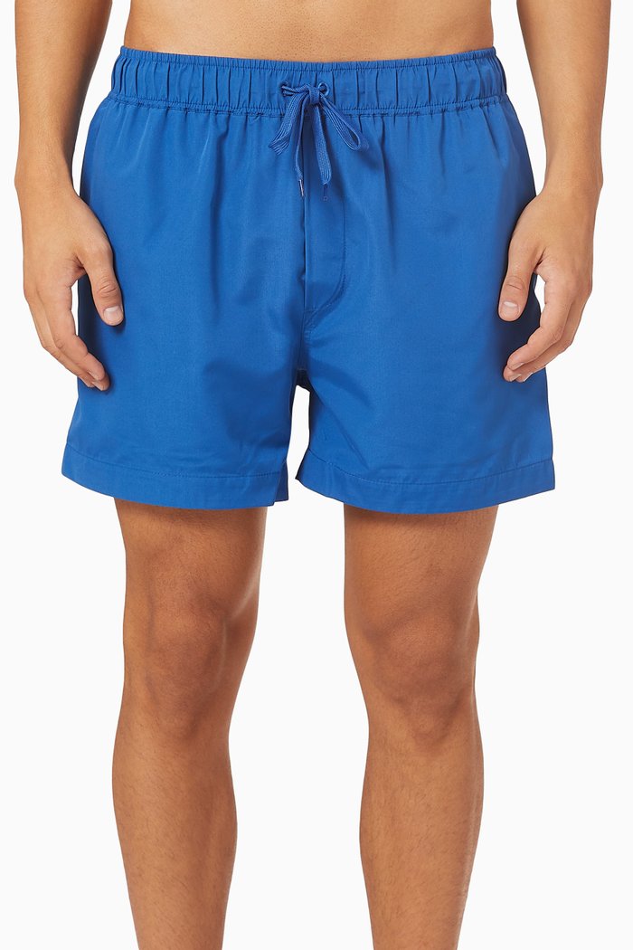 

Mason Swim Shorts in Organic Cotton Blend, Blue