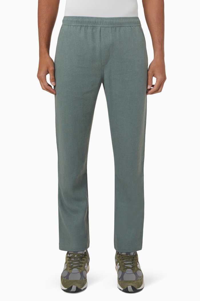 

Jabar Pants in True Hemp & Recycled Polyester, Green