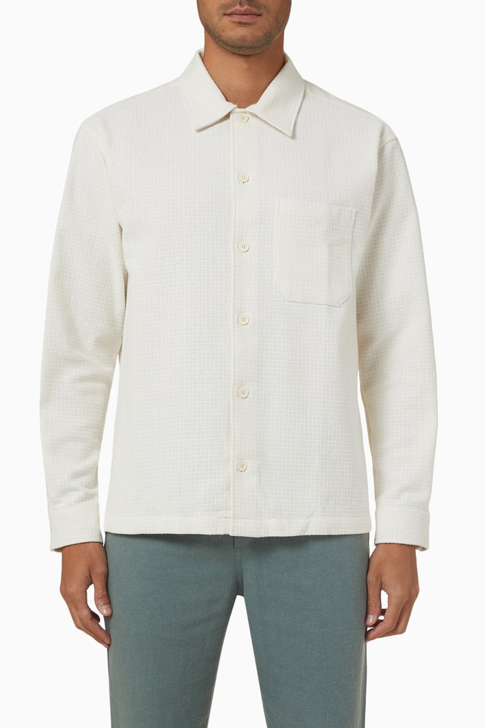 

Castor C Shirt in Recycled Cotton, Neutral