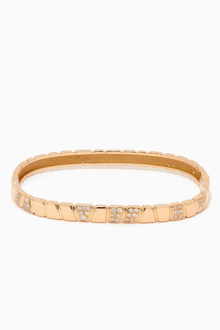 

Ride & Love Semi-pavée Bracelet in 18k Recycled Yellow Gold