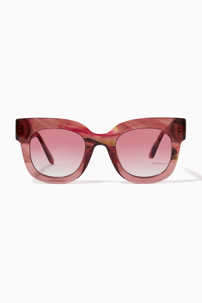 

Maya Sunglasses in Acetate, Pink