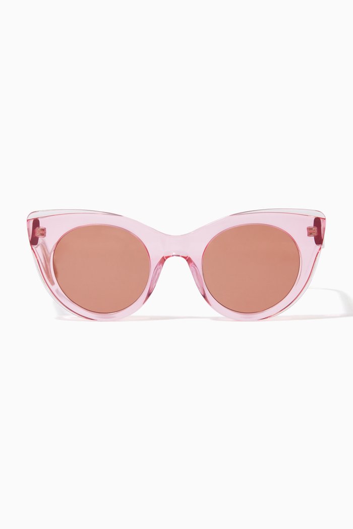

x Make My Lemonade Camelia Sunglasses in Acetate, Pink